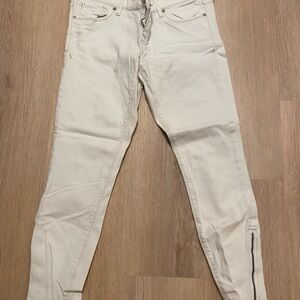 Express Ankle Legging White Jeans